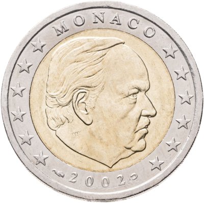 купить Монако 2 евро (euro) 2002