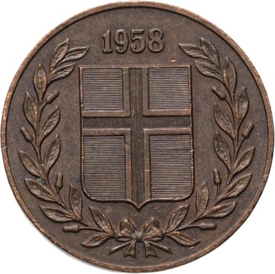 купить Исландия 5 эре 1958