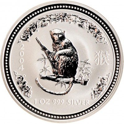 Купить Австралия 1 доллар 2004 "Год обезьяны"