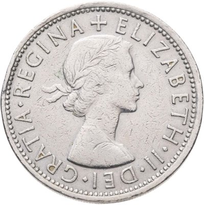 купить Великобритания 2 шиллинга (флорин, shillings) 1967