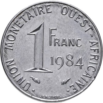 купить Западная Африка (BCEAO) 1 франк (franc) 1984
