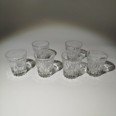 купить Набор из 6 рюмок для крепких напитков, стекло, СССР, 1989-1999 гг.