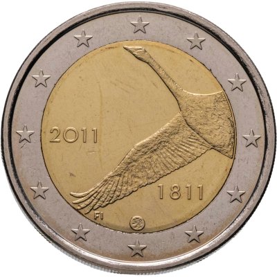 купить Финляндия 2 евро 2011 "200 лет Банку Финляндии"