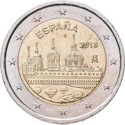 купить Испания 2 евро 2013 "ЮНЕСКО - Монастырь Эскориал"