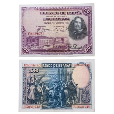 купить Испания 50 песет 1928 (Pick 75)