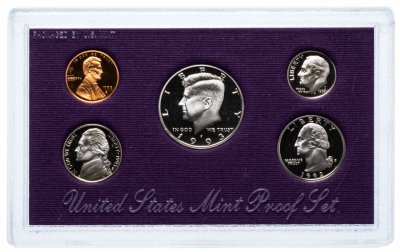 купить США Годовой набор 1993 "S" (5 монет в футляре)