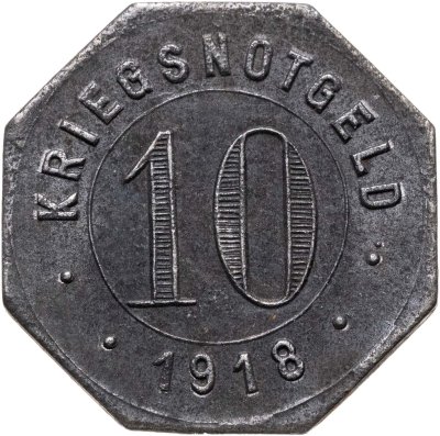купить Германия, Крайльсхайм 10 пфеннигов 1918