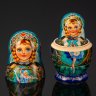 Купить Матрешка "Русский балет" (5 мест), автор росписи С.А. Лонченкова, дерево, лак, роспись, золочение, Российская Федерация, 2025 г.