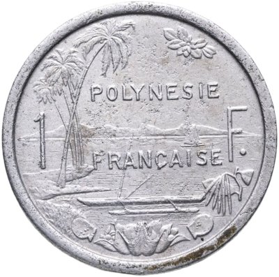 купить Французская Полинезия 1 франк (franc) 1965