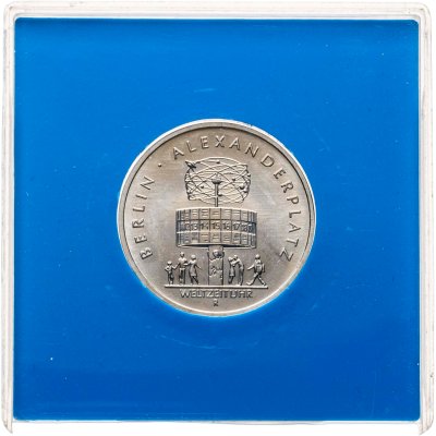 купить Германия (ГДР) 5 марок 1987 "750 лет Берлину – Александрплац" в футляре