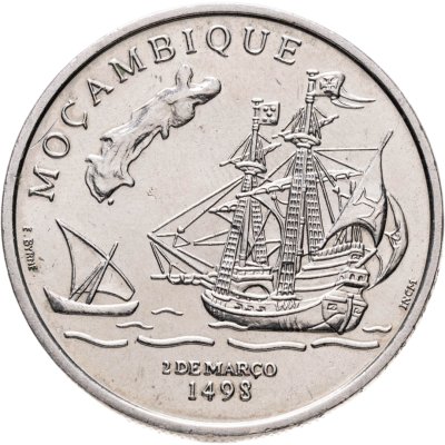 купить Португалия 200 эскудо (escudos) 1998 "Путешествие Васко да Гамы в Индию 1498 года - Мозамбик"