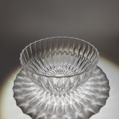 купить Салатник с геометрическим декором, хрусталь, Дятьковский хрустальный завод, СССР, 1960-1980 гг.