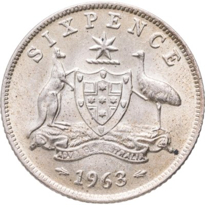 купить Австралия 6 пенсов (pence) 1963