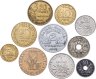 Купить Франция набор из 10 монет 5, 10, 20, сантимов, 1/2, 1, 2, 10, 20 франков 1931-1988