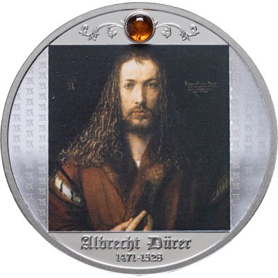 купить Камерун 500 франков 2021 "Дюрер - Автопортрет в возрасте 28 лет" в футляре, с сертификатом