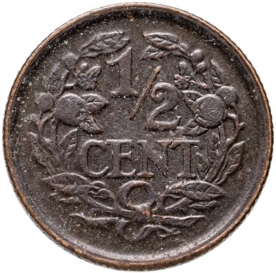 купить Нидерланды 1/2 цента (cent) 1917