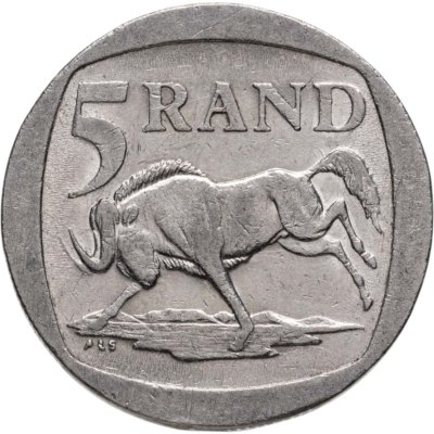 купить ЮАР 5 рандов (рэндов, rand) 1994
