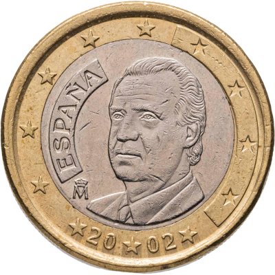 купить Испания 1 евро (euro) 2002