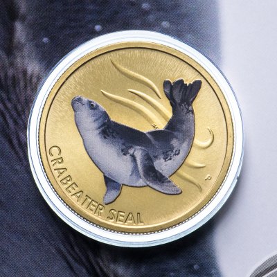 купить Тувалу 1 доллар 2018 Тюлень-крабоед в буклете