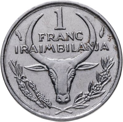 купить Мадагаскар 1 франк (franc) 1982