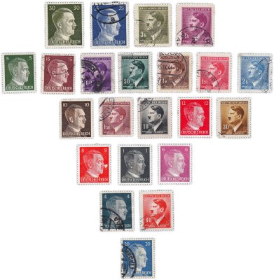 купить Германия (Третий Рейх) + Богемия и Моравия набор из 23 марок