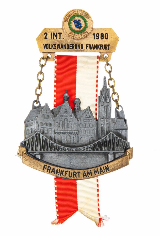 купить Германия  Орден " 2-го Международного дня народного туризма Франкфурт-на-Майне", 1980 г.