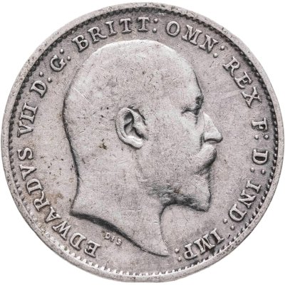 купить Великобритания 3 пенса (pence) 1907