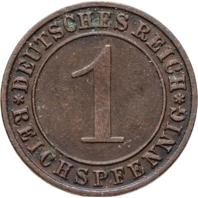 купить Германия 1 рейхспфенниг (reichspfennig) 1935 D знак монетного двора "D" — Мюнхен
