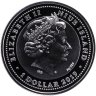 Купить Ниуэ 1 доллар 2019 Proof "Богатый год свиньи - лунный календарь" в буклете с сертификатом