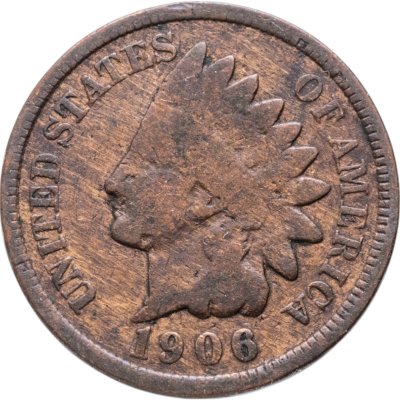 купить США 1 цент 1906 "Indian Head Cent"