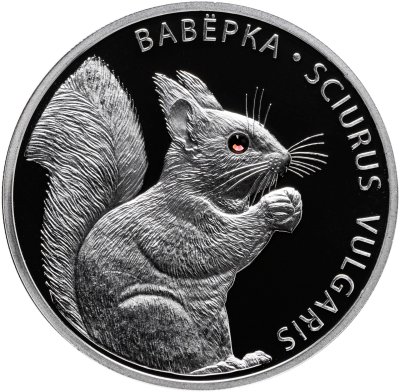 купить Беларусь 20 рублей 2009 Proof "Белка - Защита окружающей среды" кристалл Сваровски