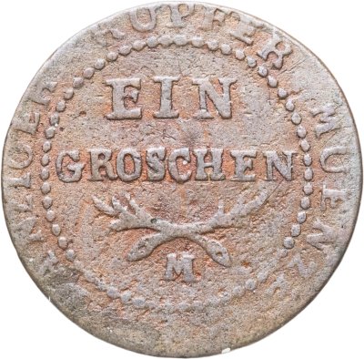 купить Данцигская Республика (Вольный город Данциг) - французская оккупация, 1 грош 1812