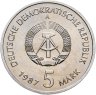 Купить Германия (ГДР) 5 марок 1987 "750 лет Берлину – Квартал Николаи"