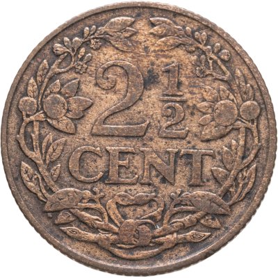 купить Нидерланды 2 1/2 цента (cent) 1916