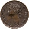 Купить Великобритания 1 фартинг (farthing) 1884