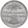 Купить Германия (Веймарская республика) 50 пфеннигов (pfennig) 1922  A знак монетного двора "A" — Берлин