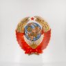 Купить Фруктовница из Кремлевского сервиза с гербом СССР, фарфор, роспись, золочение, Ленинградский фарфоровый завод (ЛФЗ), СССР, 1960-1980 гг.