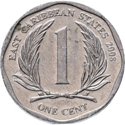 купить Восточные Карибы 1 цент (cent) 2008