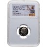 Купить США 1 дайм (10 центов, one dime) 1974 "Roosevelt Dime" в слабе DNC PF69