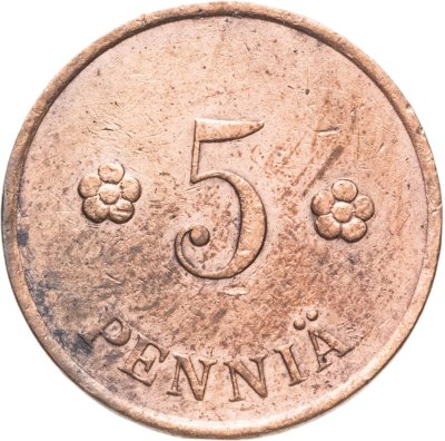 купить Финляндия 5 пенни (pennia) 1929