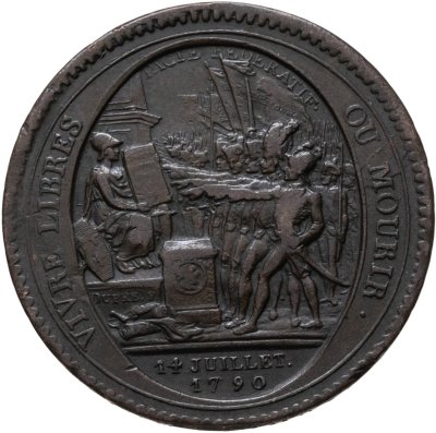 купить Франция Медаль "Братья Моннерон, торговцы в Париже" 1792