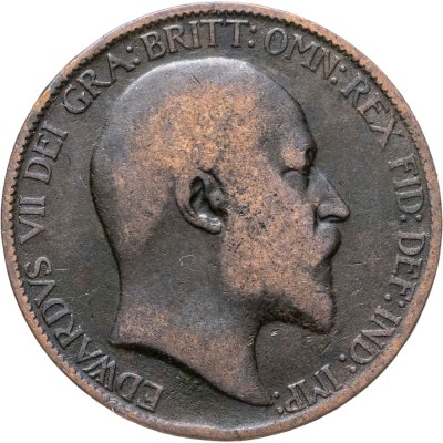 купить Великобритания 1/2 пенни (penny) 1904
