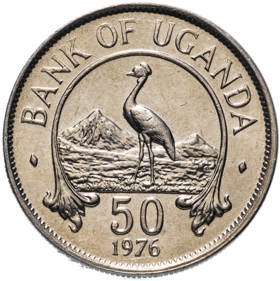 купить Уганда 50 центов (cents) 1974-1976
