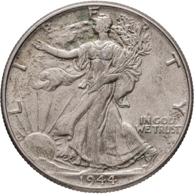 купить США 50 центов (1/2 доллара, half dollar) 1944 Walking Liberty Half Dollar