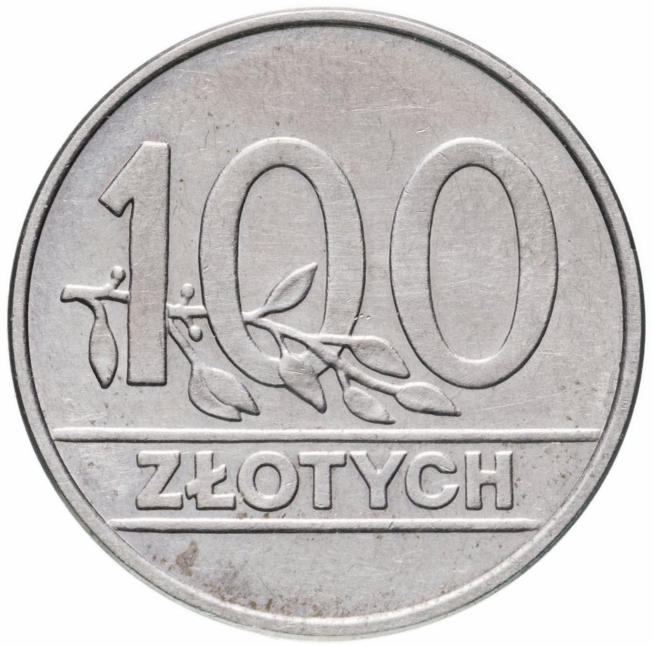 купить Польша 100 злотых 1990