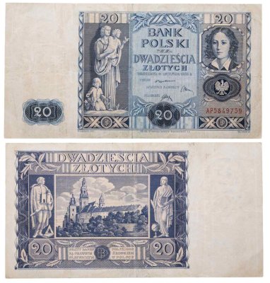 купить Польша 20 злотых 1936