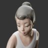 Купить Статуэтка "Сидящая балерина", скульптор Vicente Martínez, фарфор, роспись, NAO Porcelain, Испания, 1990-2000 гг.