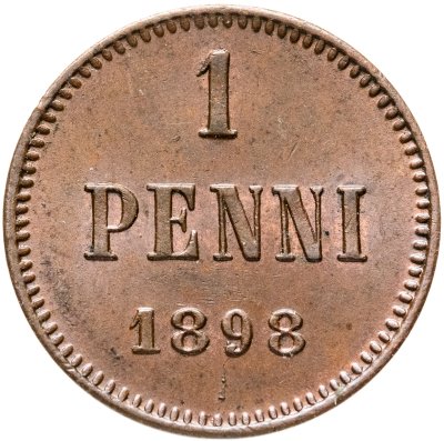 купить 1 пенни (penni) 1898 Российская Финляндия