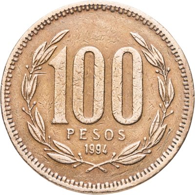 купить Чили 100 песо (pesos) 1994