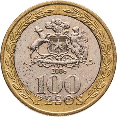 купить Чили 100 песо (pesos) 2006